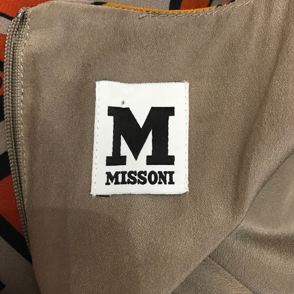 M by Missoni Floral Silk Shift Sleeveless Dress Size 8 - Picture 11 of 14